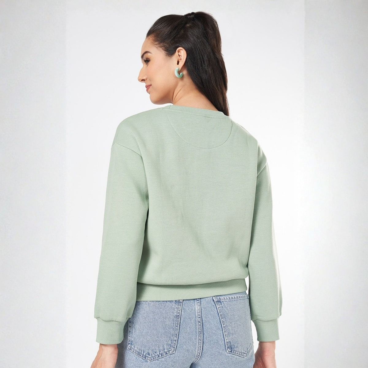 2 Stylish Sweatshirts in Sea-Green & Orange| Soft, Cozy & Trendy | Up to 50% Off |SS-08