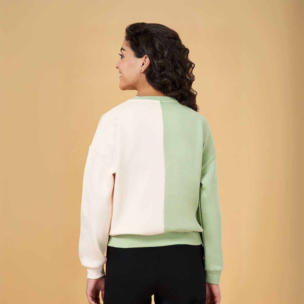 2 Stylish Sweatshirts in Sea-Green & Blue| Soft, Cozy & Trendy | Up to 50% Off |SS-09